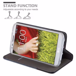 Cadorabo Case for LG G2 MINI case cover - DARK BLUE BLACK