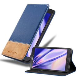 Cadorabo Case for Samsung Galaxy NOTE 3 case cover - DARK BLUE BROWN