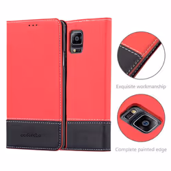 Cadorabo DE-113604 mobile phone case 14.5 cm (5.7") Flip case Red