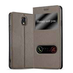 Cadorabo DE-113847 mobile phone case 14.5 cm (5.7") Flip case Brown