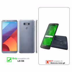 Cadorabo Case for LG G6 case cover - METALLIC BLUE