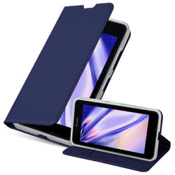 Cadorabo Case for Nokia Lumia 640 case cover - CLASSY DARK BLUE