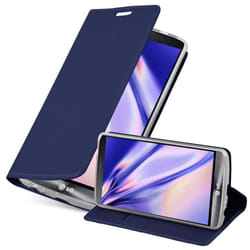 Cadorabo Case for LG G3 case cover - CLASSY DARK BLUE