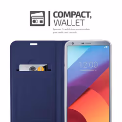 Cadorabo Case for LG G6 case cover - CLASSY DARK BLUE