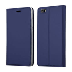 Cadorabo Case for Huawei P8 LITE case cover - CLASSY DARK BLUE