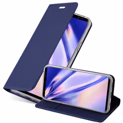 Cadorabo Case for Samsung Galaxy S9 case cover - CLASSY DARK BLUE