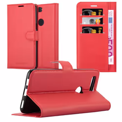 Cadorabo DE-116000, Flip case, OnePlus, OnePlus 5T, 15.3 cm (6.01"), Red
