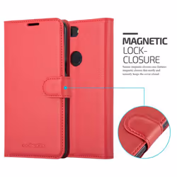 Cadorabo DE-116000 mobile phone case 15.3 cm (6.01") Flip case Red