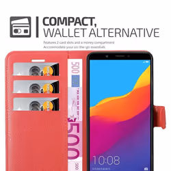 Cadorabo DE-116581 mobile phone case 15.2 cm (5.99") Flip case Red