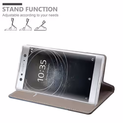 Cadorabo Case for Sony Xperia XA2 ULTRA case cover - DARK BLUE BLACK