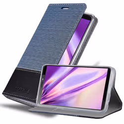 Cadorabo Case for HTC Desire 12 PLUS case cover - DARK BLUE BLACK