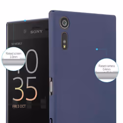 Cadorabo Case for Sony Xperia XZ / XZs Cover Protection Shockproof hard case - FROSTY BLUE