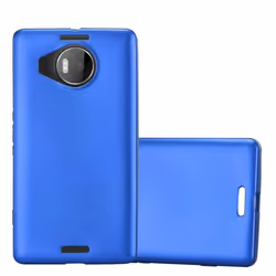 Cadorabo Case for Nokia Lumia 950 XL case cover - METALLIC BLUE