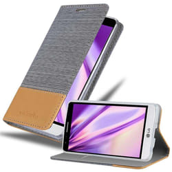 Cadorabo DE-119407 mobile phone case 12.7 cm (5") Flip case Grey