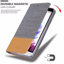 Cadorabo DE-119407 mobile phone case 12.7 cm (5") Flip case Grey