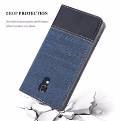 Cadorabo Case for LG X SCREEN case cover - DARK BLUE BLACK