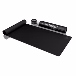 Nitro Concepts DM9, Black, Monochromatic, Fabric, Rubber, Gaming mouse pad