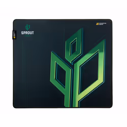 Endgame Gear MPJ450, Black, Green, Image, Cloth, Rubber, Non-slip base, Gaming mouse pad