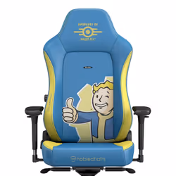 noblechairs NBL-HRO-PU-FVT video game chair PC gaming chair Padded seat Blue, Yellow - Additional view 2