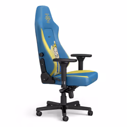 noblechairs NBL-HRO-PU-FVT video game chair PC gaming chair Padded seat Blue, Yellow - Additional view 4