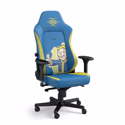 noblechairs NBL-HRO-PU-FVT video game chair PC gaming chair Padded seat Blue, Yellow - Additional view 5