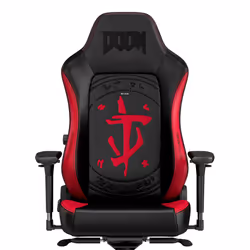 noblechairs NBL-HRO-PU-DET video game chair PC gaming chair Padded seat Black, Red - Additional view 2