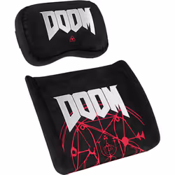 noblechairs DOOM Edition Pillow set Black 2 pc(s)