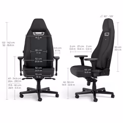 noblechairs LEGEND Gaming armchair Padded seat Black - Additional view 5
