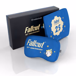 noblechairs Fallout 25th Anniversary Edition, Neck pillow/Lumbar pillow, Blue, 2 pc(s)