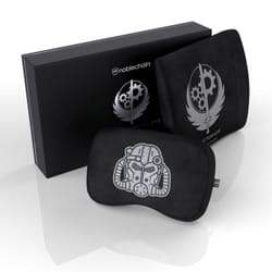 noblechairs Brotherhood of Steel Neck pillow/Lumbar pillow Black 2 pc(s)