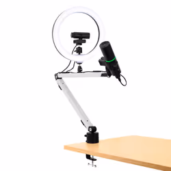Streamplify Mount Arm Passive holder Camera, Microphone, Mobile phone/Smartphone, Ring lamp Black, White - Additional view 6