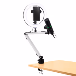Streamplify Mount Arm Passive holder Camera, Microphone, Mobile phone/Smartphone, Ring lamp Black, White - Additional view 7