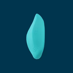 ROMP Wave, Mini vibrator, Clitoral stimulation, Mint colour, Silicone, Ambidextrous, Buttons