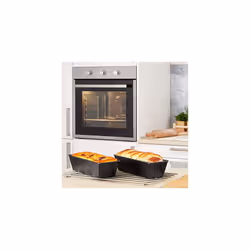 Grizzly, Bread Baking Tin, 2X 3Lb Loaf Tins, 12" x 4.5" x 3" (30Â xÂ 11.5Â cm), Sourdough-Resistant, Non-Stick, Bread and Cake Mould