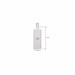 10 x 1000 ml plastic bottles 1 litre plastic bottles made of HDPE round bottles with black screw caps or lids empty bottles with thread size 25 mm