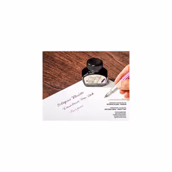 Fluids Purpur - Writing ink including converter, Fountain pen ink in ink glass, Calligraphy ink for dip pen, Violet 30ml