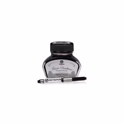 Fluids Pebble Stone - Fountain pen ink in pastel colours with converter, Writing ink in inkwell, Calligraphy ink, Pastel Grey ...