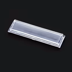 Wiltec Name Plate Cover for Postboxes with 69.1 x 17.2 mm Cut-Out, Spare Part for 73 x 21 mm Name Plates