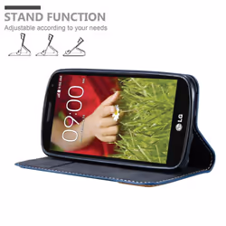 Cadorabo Case for LG G2 MINI case cover - DARK BLUE BROWN