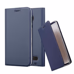 Cadorabo Case for Motorola MOTO Z2 case cover - CLASSY DARK BLUE