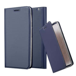 Cadorabo Case for Motorola MOTO X PLAY case cover - CLASSY DARK BLUE