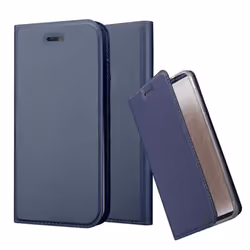 Cadorabo Case for Honor 8 case cover - CLASSY DARK BLUE