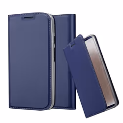 Cadorabo Case for Motorola MOTO G2 case cover - CLASSY DARK BLUE