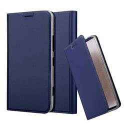 Cadorabo Case for Nokia Lumia 1320 case cover - CLASSY DARK BLUE