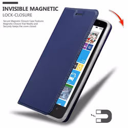 Cadorabo Case for Nokia Lumia 1320 case cover - CLASSY DARK BLUE