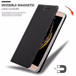 Cadorabo DE-120173 mobile phone case 13.5 cm (5.3") Flip case Black