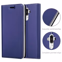 Cadorabo DE-120198 mobile phone case 15 cm (5.9") Flip case Blue