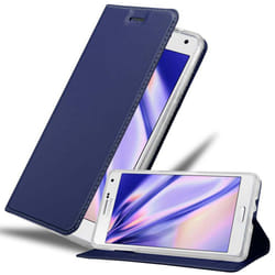 Cadorabo Case for Samsung Galaxy A7 2015 case cover - CLASSY DARK BLUE