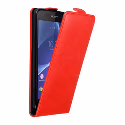 Cadorabo DE-121189, Flip case, Sony, Xperia Z3, 13.1 cm (5.15"), Red