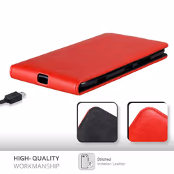 Cadorabo DE-121267 mobile phone case 15.2 cm (6") Flip case Red